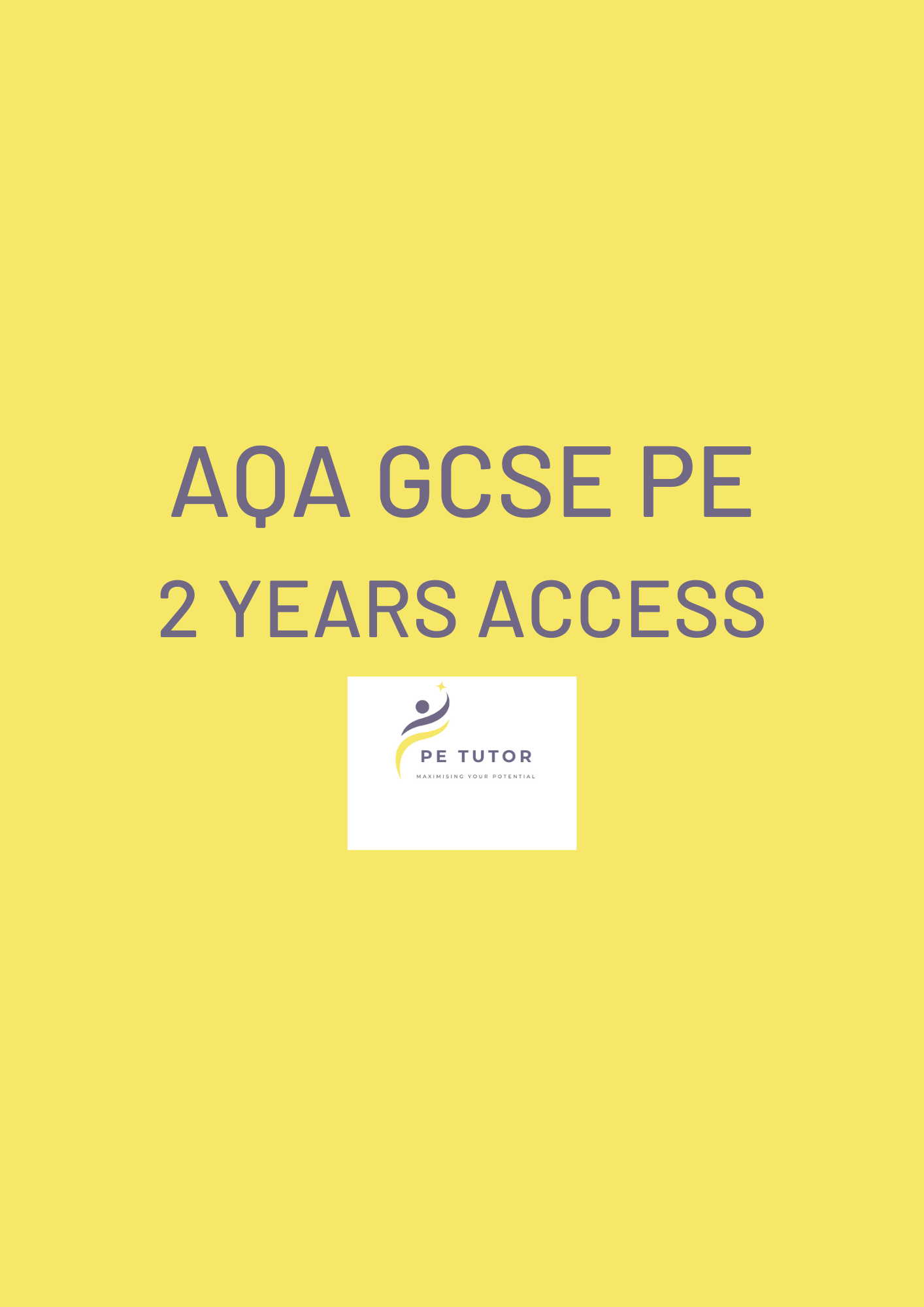 AQA GCSE PE Multiple Choice Challenge (2 years access)