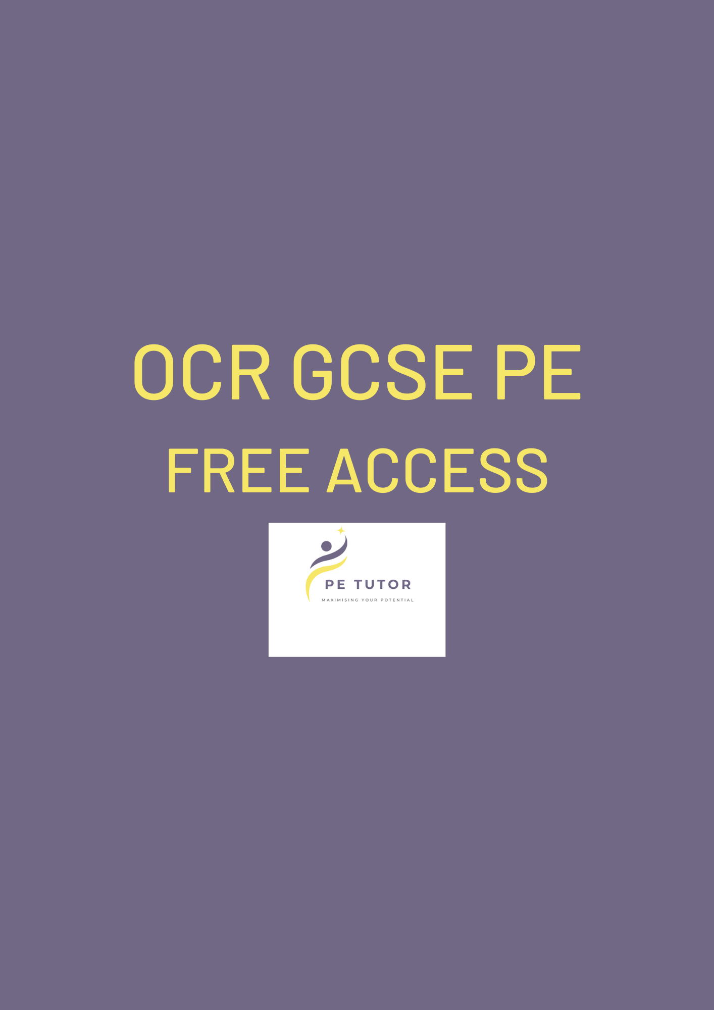 OCR GCSE PE Multiple Choice Challenge (Free Version)