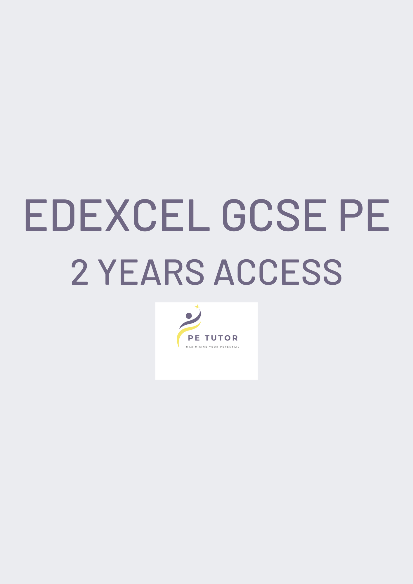 EDEXCEL GCSE PE Multiple Choice Challenge (2 years access)
